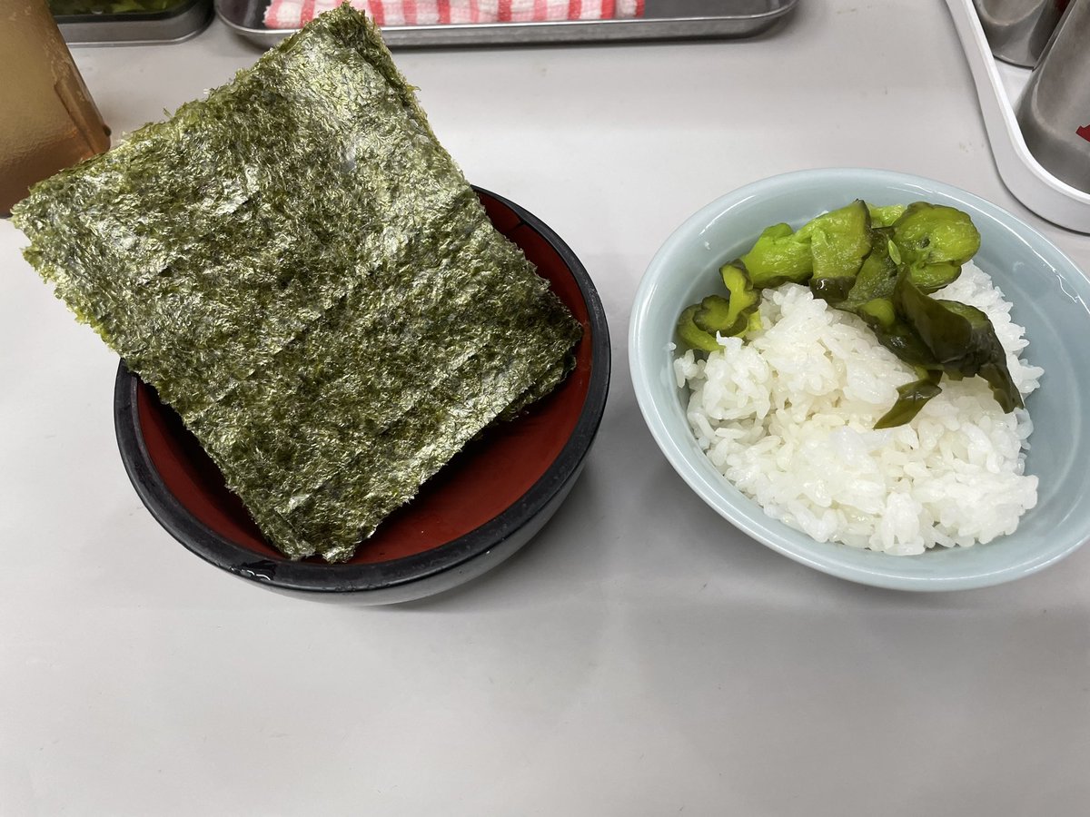 お米の高い時代に、おかわりＯＫ
美味すぎです、ノリ増し追加で