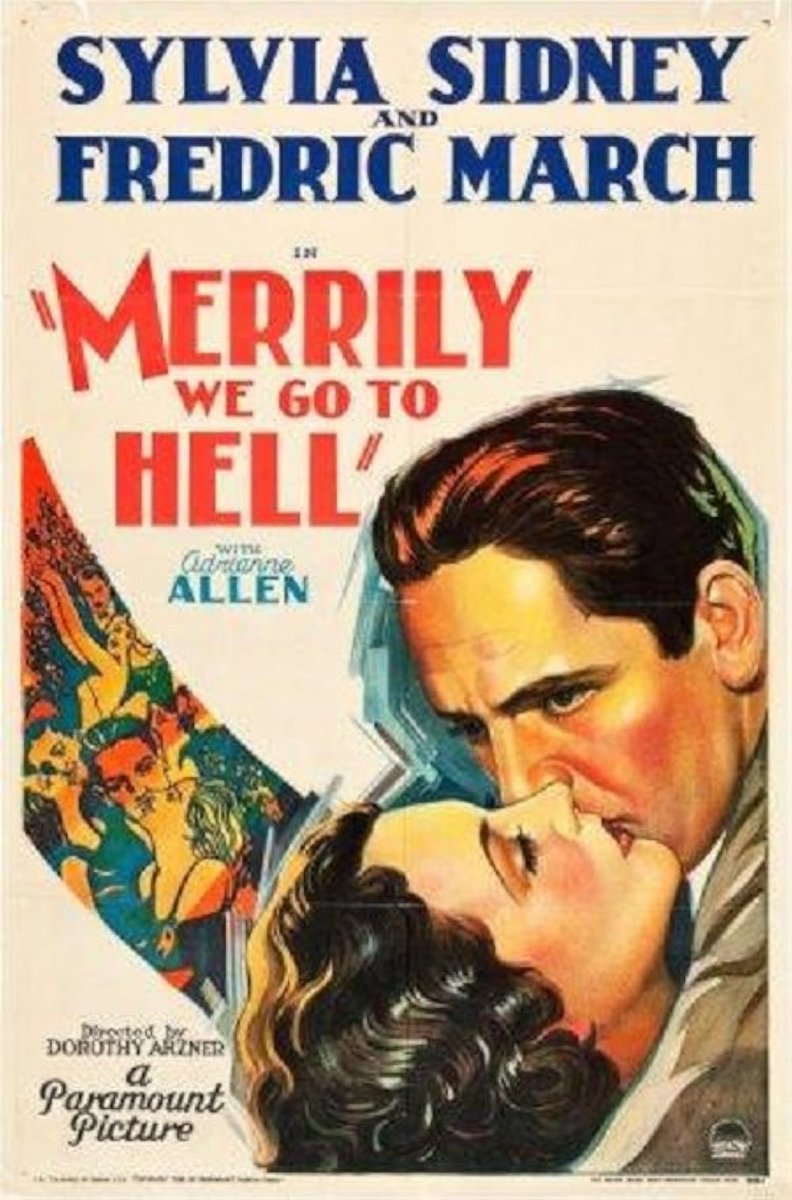 FrankMalfitano's tweet photo. FILM OF THE DAY: #DorothyArzner directed this involving 1932 #precode downbeat romance 🎞️ about rich girl #SylviaSidney marrying alcoholic writer #FredericMarch both stars are excellent #CaryGrant charming in brief early role #1930s #SkeetsGallagher #EstherHoward #AdrianneAllen https://t.co/A1uvCdI0Tv