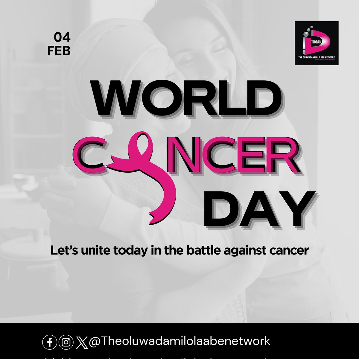 Every cancer journey is unique,2gether,we can build a world where we see the person before the patient.Today, let's unite to transform the future of cancer care, putting people &amp; communities at the heart of every effort. 💜🎗️
 #WorldCancerDay2025 #UniteForChange #THOAN