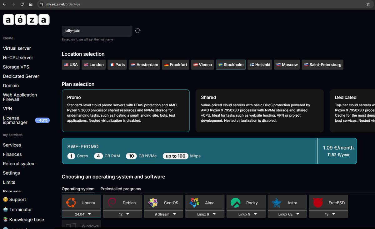 AnonymousVatani's tweet photo. @ManojMantha515 @AbhiVeeramalla I think you should try the following servers. They are great. You will be surprised.😎
Cheap price, high quality.🤩
pay with crypto.😍
Free server💸
https://t.co/LCHWb1aroM
#aeza #VPS #free_vps #crypto #VPN https://t.co/GIZ4MDLyoK