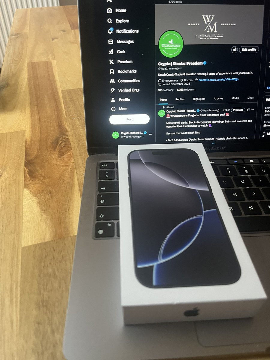 🚨 iPhone 16 Pro Giveaway! 🚨

Let’s kick off February with a massive giveaway! I’m giving away an iPhone 16 Pro (Black) to one lucky follower!

How to enter?
✅ Follow @Wealthmanagerrr
✅ Like &amp; Retweet this post

📅 Winner announced on February 18th
🌍 Worldwide shipping –