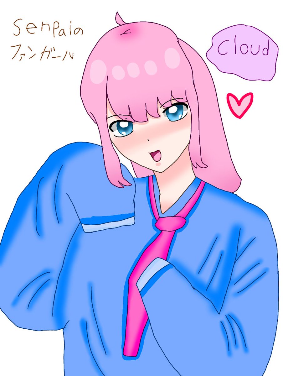 masayo88228144's tweet image. 先輩のファンガールのcloudちゃん描いた！見た目も可愛いし、泣き虫って所も可愛い！ cloudちゃんのキャラ色々細かく描きました！   (少しだけトレスしてますm(._.)m)   #FNF   #fnf  #fnfcloud   #Cloud