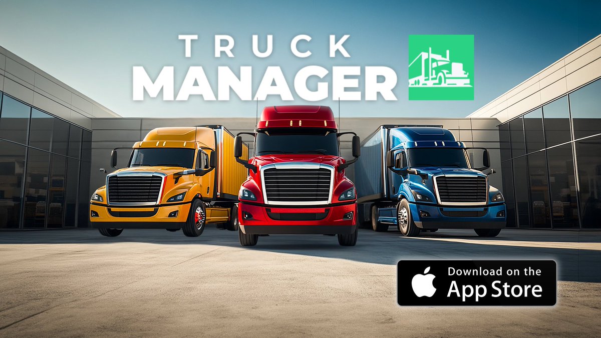 Truck Manager is now on iOS! 🚛

Build your cargo empire, optimize logistics, and compete globally now!

Download via: apps.apple.com/ee/app/truck-m…

#TruckManager #AppleAppStore #NewRelease #TrophyGames