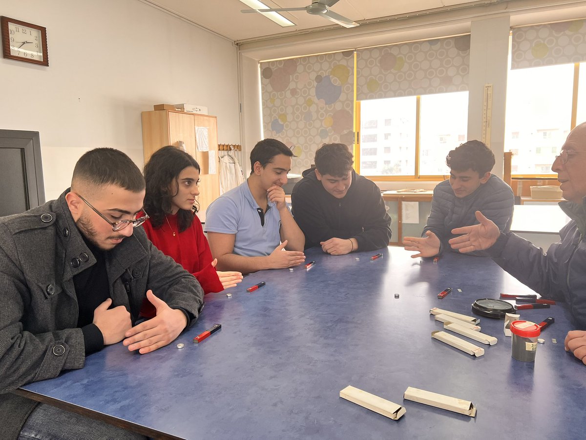 Dania Saad (@daniasaadmakhh1) on Twitter photo Grade 12 students with Mr Wissam explored magnetic fields in the physics lab!Engaging hands-on activities helped visualize field lines, forces, and interactions. #Physicslab #MagneticFields <a href="/Hhhsinfo/">Houssam Hariri HS</a> <a href="/dina_jradi/">Dina Jradi</a> <a href="/ea_rania/">Rania El Abbassi</a> Grade 12 students with Mr Wissam explored magnetic fields in the physics lab!Engaging hands-on activities helped visualize field lines, forces, and interactions. #Physicslab #MagneticFields <a href="/Hhhsinfo/">Houssam Hariri HS</a> <a href="/dina_jradi/">Dina Jradi</a> <a href="/ea_rania/">Rania El Abbassi</a>