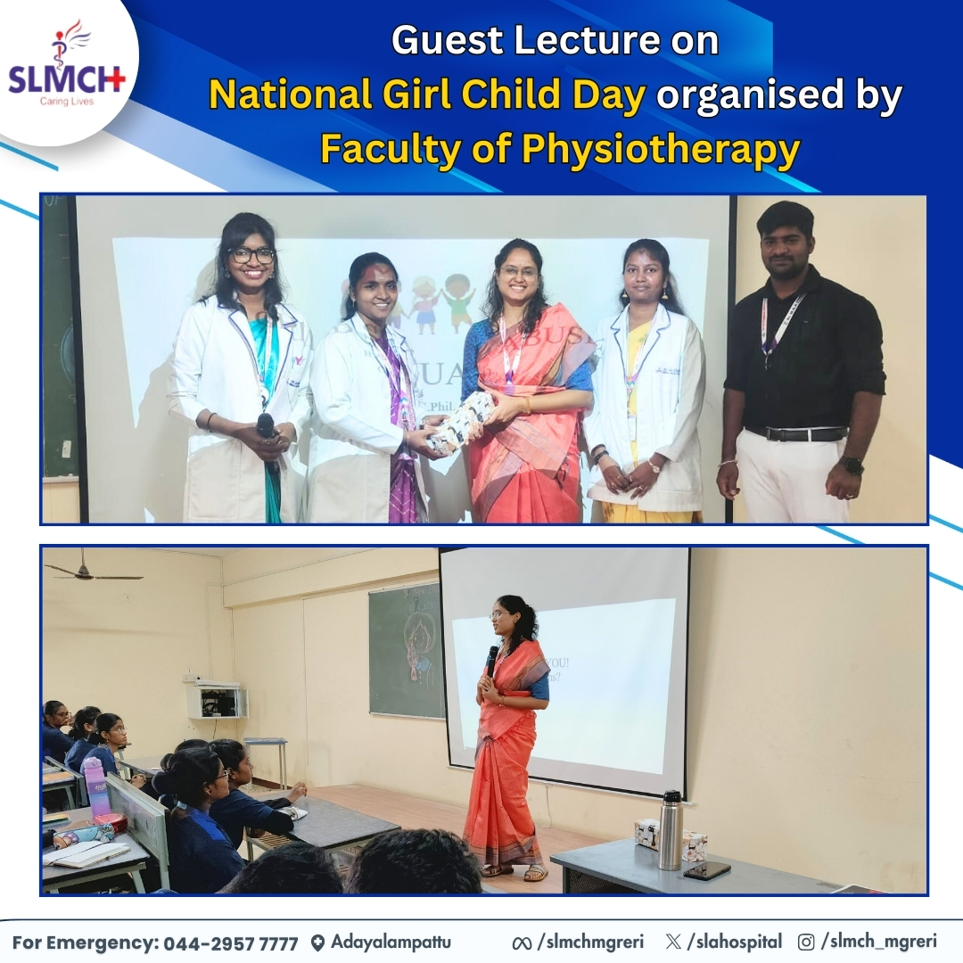 slahospital's tweet photo. Glimpses of Interdisciplinary talk on account of National Girl Child Day organised by Faculty of Physiotherapy, SLMCH.
#SLMCH #Savinglives #srilalithambigai #DRMGR #MGRERI #nationalgirlchildday #interdisciplinarytalk #physiotherapy #women #Medicalcollege #hospital https://t.co/nLgPrQtJZD