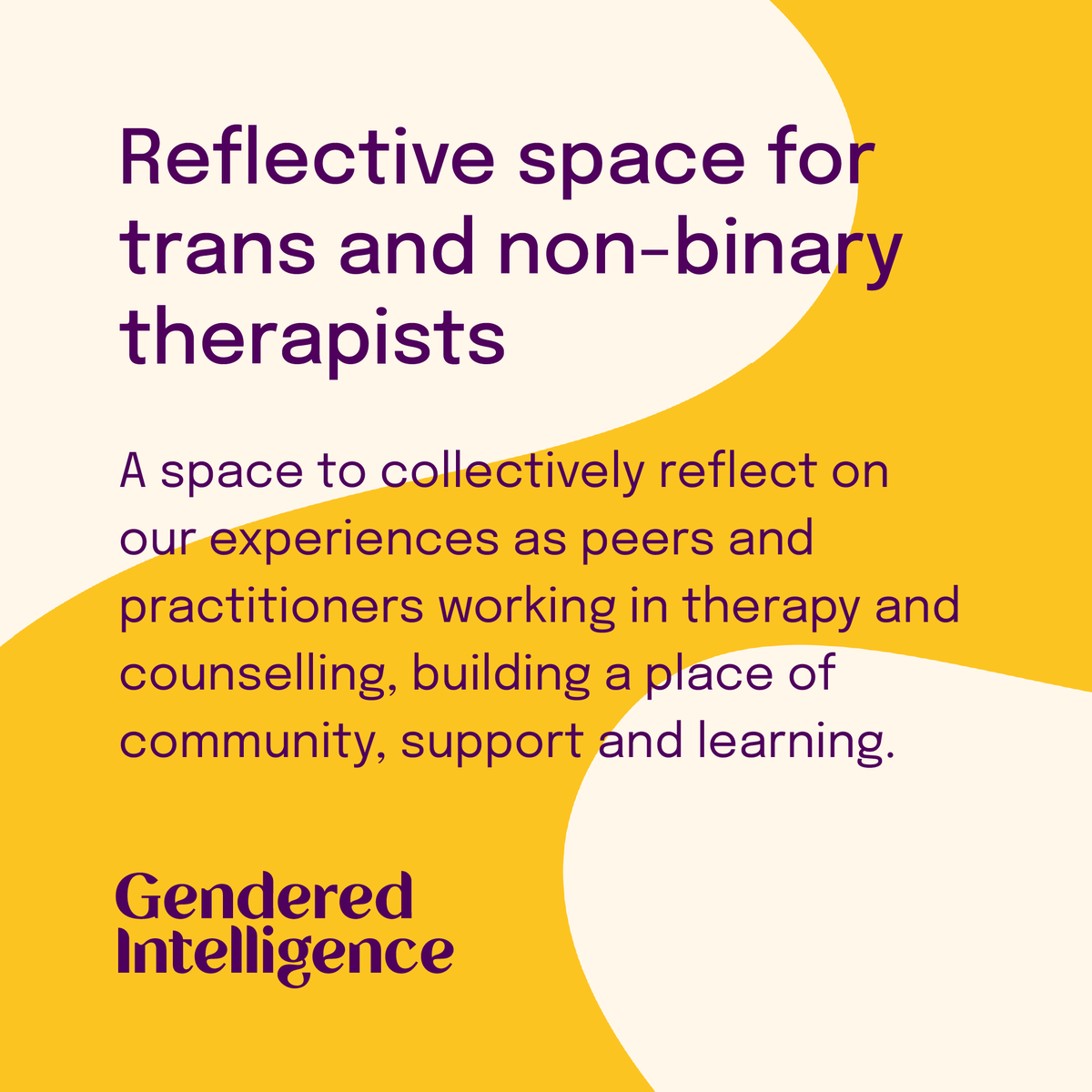 Did you see we've launched two brand new reflective spaces for #therapists and #counsellors for 2025? 

Sign up today! genderedintelligence.co.uk/page/reflectiv…