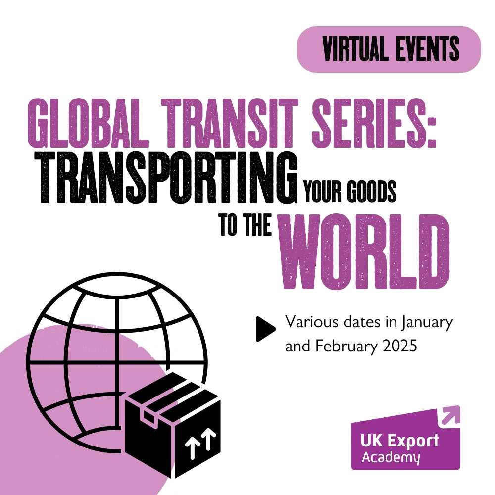 Join #UKExport Academy for their #GlobalTransit series to get the know-how to confidently transport your goods efficiently and effectively across the pond to your global customers. 
Check out what's coming up: ow.ly/C54V50UOHXY