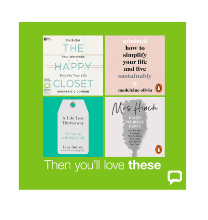 Yn caru'r teitl yma "Spark Joy", you'll love "The happy closet", "How to Simplify your life" and "A life less throwaway"  a "Hinch yourself happy" abertawe.gov.uk/elyfrau @Borrowbox