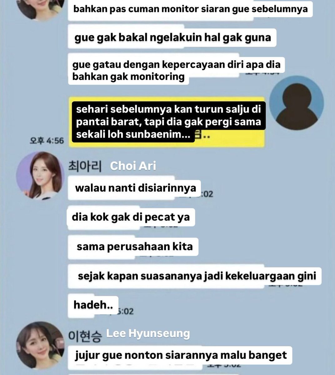 tang__kira's tweet photo. Translate grup chat pembully Oh Yoanna (Merka bikin grup chat (tapi oh yoanna ga dimasukin) setelah Oh Yoanna tampil di Yoo Quiz on the block) https://t.co/VMULWMBGKQ
