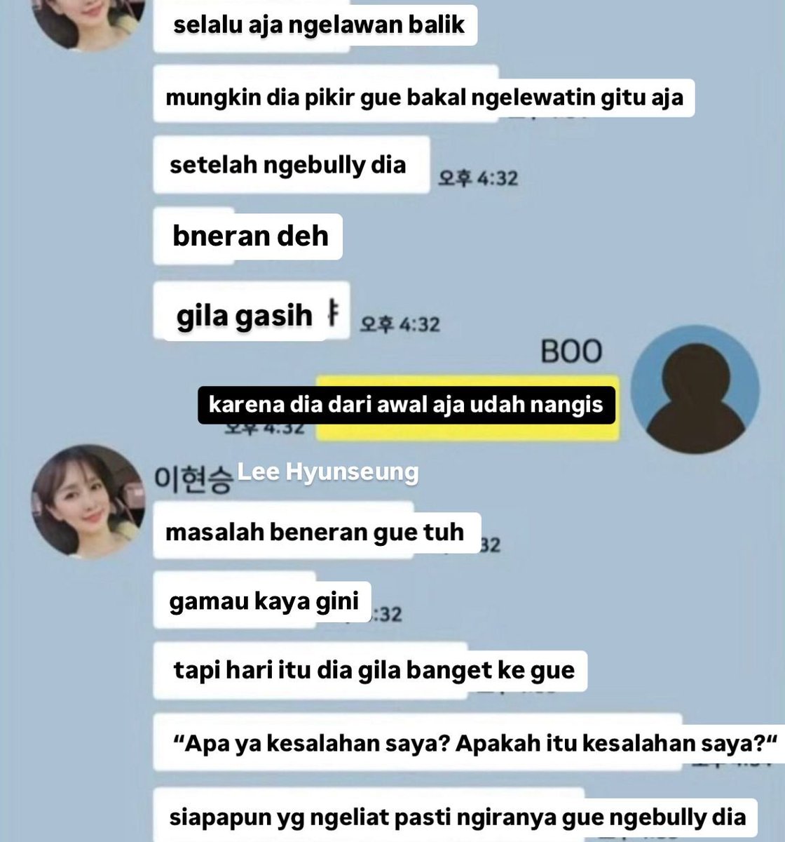Translate grup chat pembully Oh Yoanna (Merka bikin grup chat (tapi oh yoanna ga dimasukin) setelah Oh Yoanna tampil di Yoo Quiz on the block)