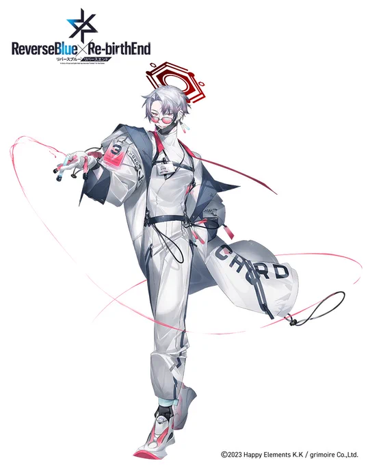 +                              #リバxリバ              #リバースブルーxリバースエンド                           軌道修正「博士」キャラクターデザインとイラストを担当させていただきました!+ 