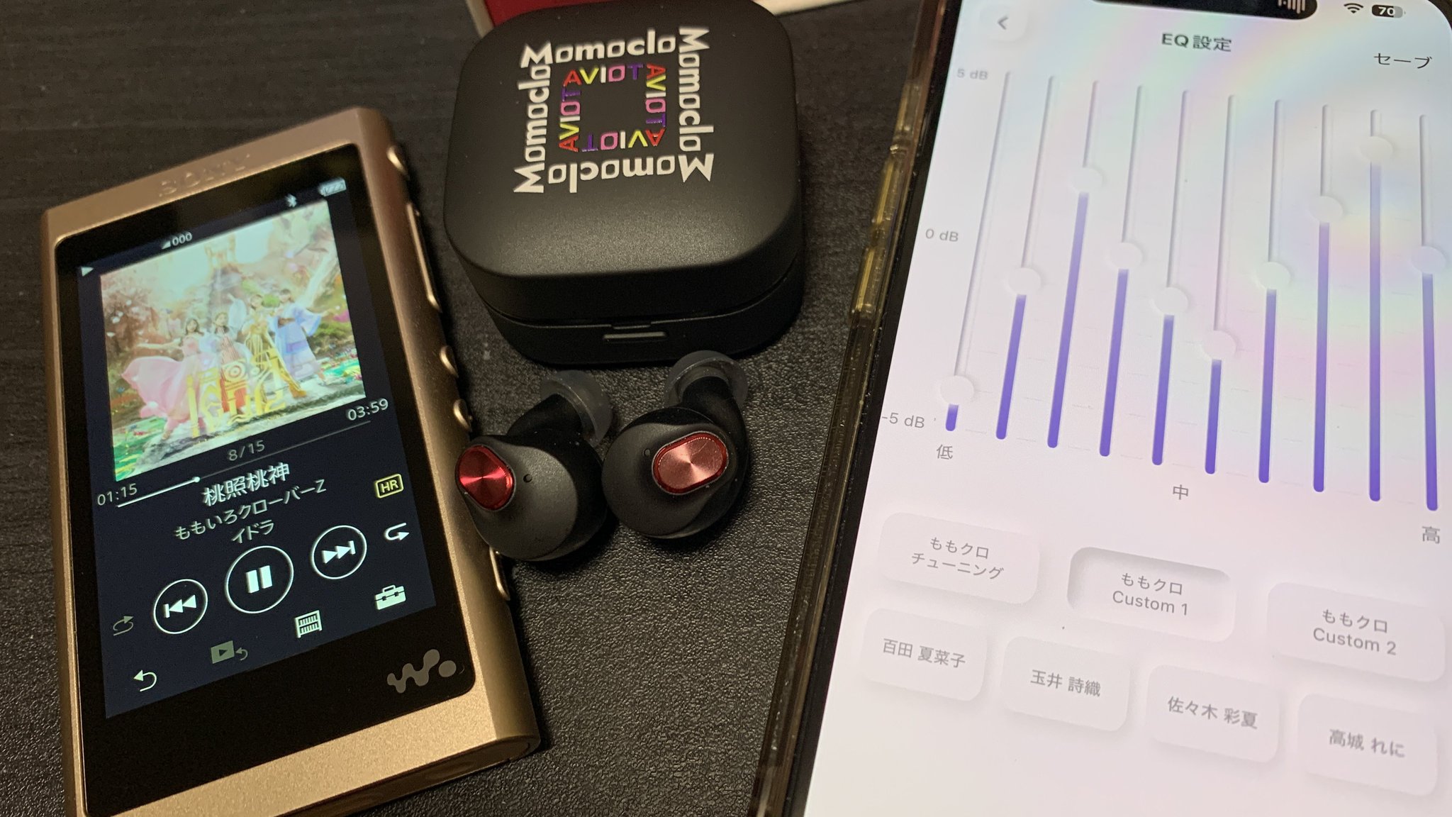 ももクロ AVIOT ワイヤレスイヤホン 新品未開封 AVIOT】日本テレビ「ももクロポシュレの玉手箱だZ」とAVIOTが