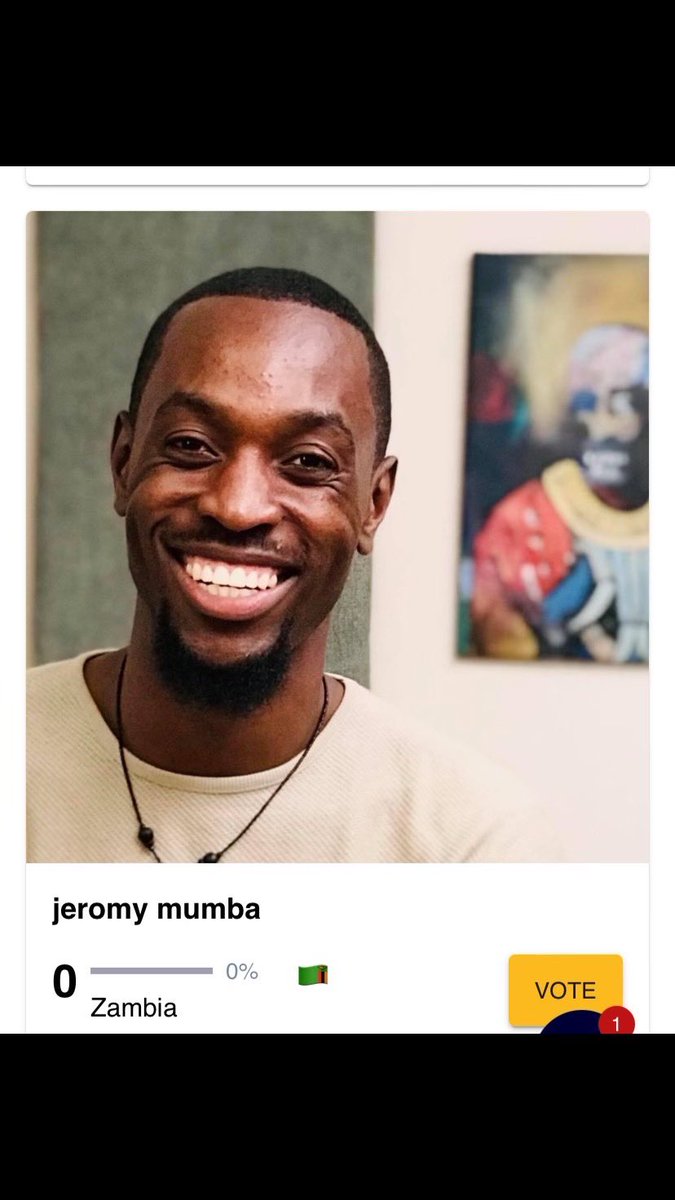 hero_zambia's tweet photo. Should Jeromy Mumba be the one to represent us Kuchalo? Remember to vote for your favourite on the website. Vote for Jeromy Mumba https://t.co/9hWtmqiPMg
#beultimatehero
#afrikultimateherosearchzambia
#heroserach https://t.co/twWVCLmZh7