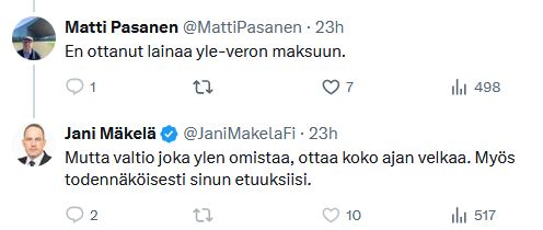 Jani Mäkelän aasi tweet media