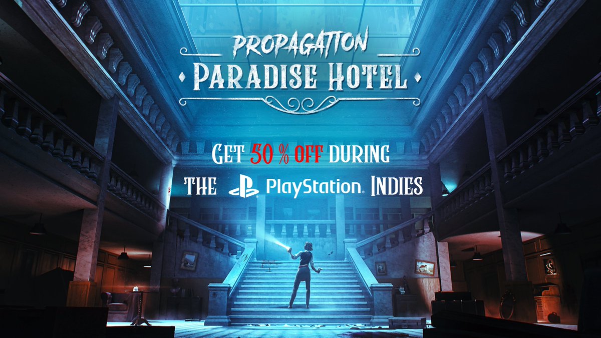 PropagationVR (@propagationvr) on Twitter photo Get 50% off of Propagation: Paradise Hotel on #PSVR2 during the <a href="/PlayStation/">PlayStation</a> Indies sale and try to escape <a href="/WanadevStudio/">WanadevStudio</a>'s Paradise Hotel.
Grab the deal before it ends feb 19th.
#indiegames Get 50% off of Propagation: Paradise Hotel on #PSVR2 during the <a href="/PlayStation/">PlayStation</a> Indies sale and try to escape <a href="/WanadevStudio/">WanadevStudio</a>'s Paradise Hotel.
Grab the deal before it ends feb 19th.
#indiegames
