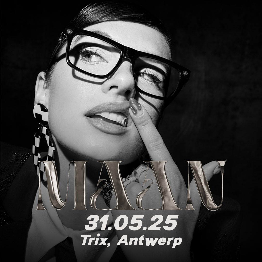 Nieuw - MAAN veroverde Nederland en België na The Voice of Holland en raakt met haar veelzijdige hits altijd de juiste snaar! Op zaterdag 31 mei staat ze up, close and personal in de Trix Club!

/ TICKETS zijn te koop vanaf do 6 februari om 11 uur via tinyurl.com/Maan-Trix