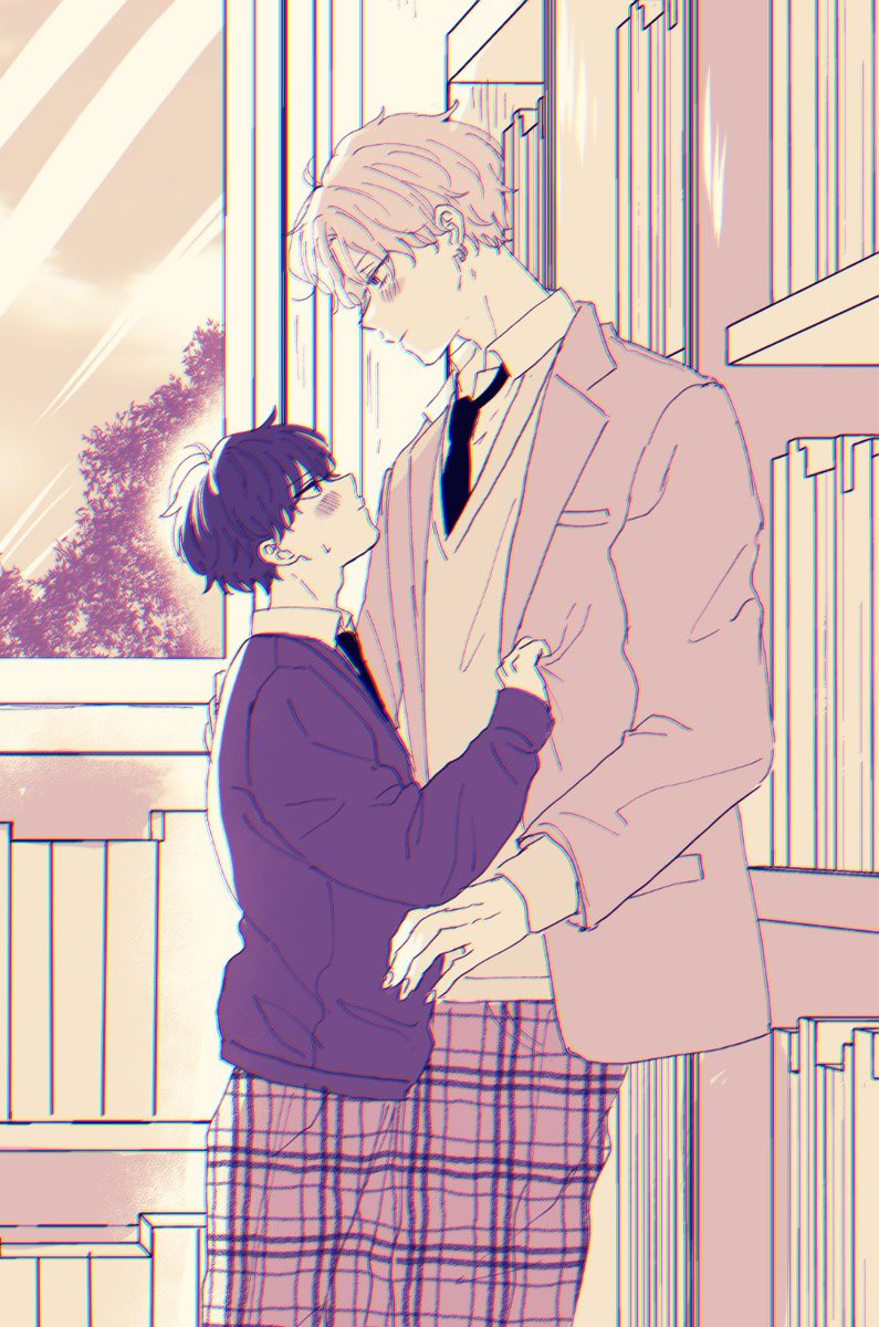 【創作BL】
身長差、体格差をBL描いてます 