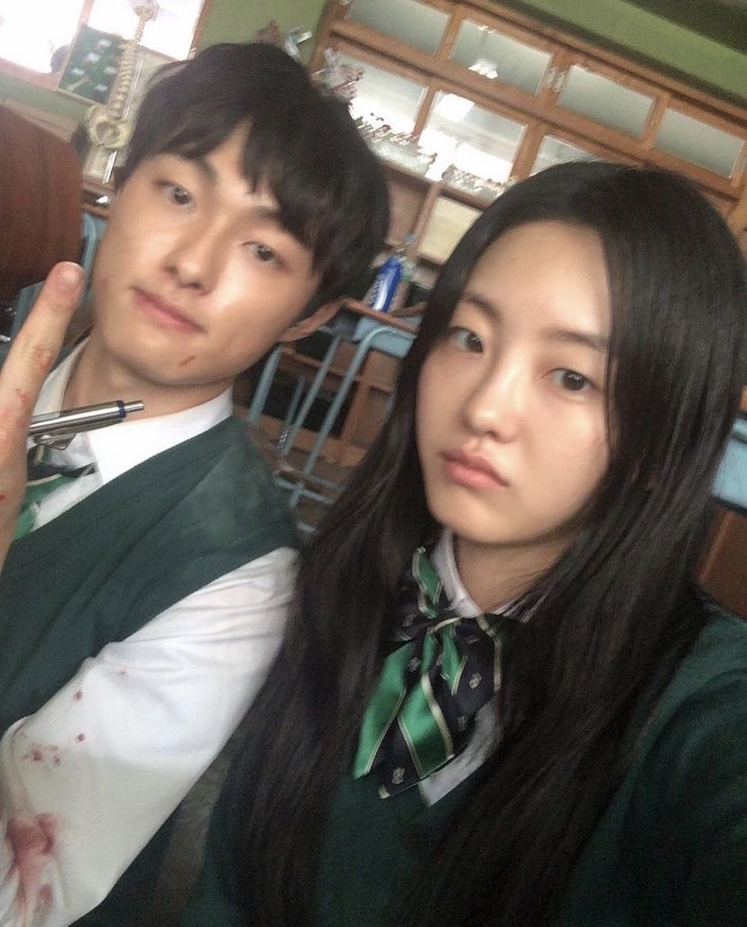 yensieun's tweet photo. the hambie duo I NEED in season 2 of all of us are dead https://t.co/XB9c6XDBqs