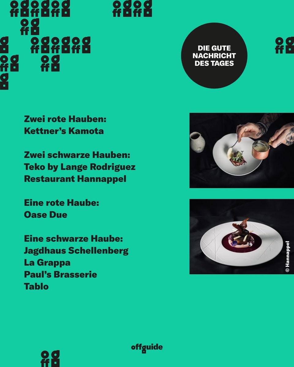 offguide's tweet image. Küche auf höchstem Niveau gibt's in Essen laut @gaultmillau zahlreich – Acht Essener Restaurants können sich 2025 mit Hauben schmücken, zwei sind ganz neu dabei. Welche Essener Restaurants haben eurer Meinung nach eine Auszeichnung verdient?
#foodnews #essenruhr #offguide