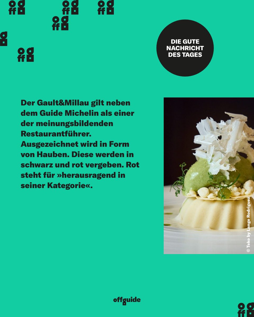 offguide's tweet image. Küche auf höchstem Niveau gibt's in Essen laut @gaultmillau zahlreich – Acht Essener Restaurants können sich 2025 mit Hauben schmücken, zwei sind ganz neu dabei. Welche Essener Restaurants haben eurer Meinung nach eine Auszeichnung verdient?
#foodnews #essenruhr #offguide