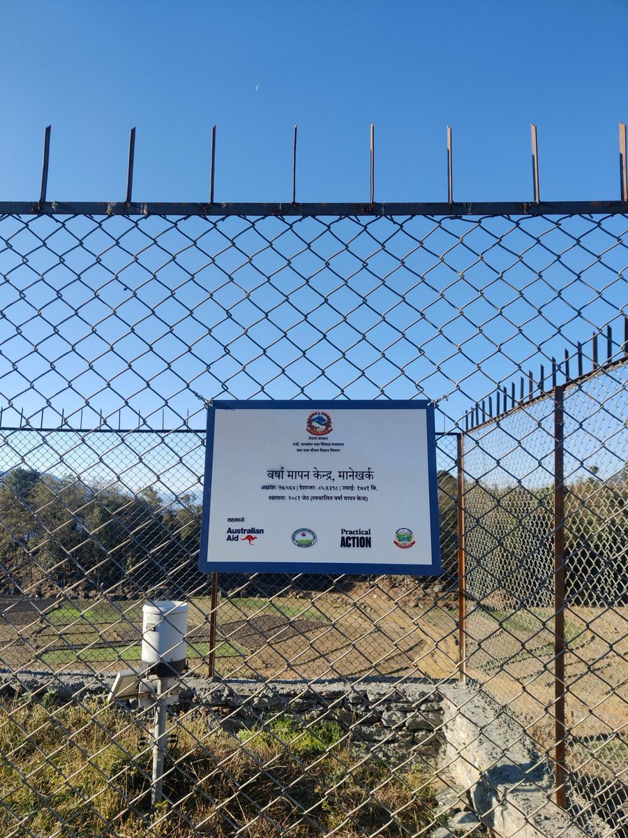 🇦🇺 in collaboration with <a href="/Nepal_PA/">Practical Action in Nepal🇳🇵</a>, <a href="/NDRRMA_Nepal/">NDRRMA</a> and DHM has been supporting the development and dissemination of rainfall thresholds data for a landslide early warning system in Panchpokhari and Helambu municipalities in Sindhupalchowk.