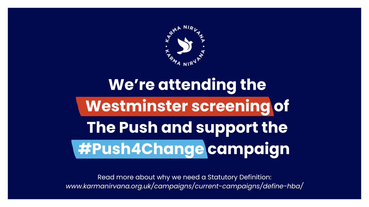 Cranstoun (@cranstoun_org) on Twitter photo We are attending <a href="/KNFMHBV/">Karma Nirvana</a>βs #Push4Change Westminster screening of #ThePush and support the statutory definition
Read more and our proposed definition at: karmanirvana.org.uk/campaigns/currβ¦ We are attending <a href="/KNFMHBV/">Karma Nirvana</a>βs #Push4Change Westminster screening of #ThePush and support the statutory definition
Read more and our proposed definition at: karmanirvana.org.uk/campaigns/currβ¦