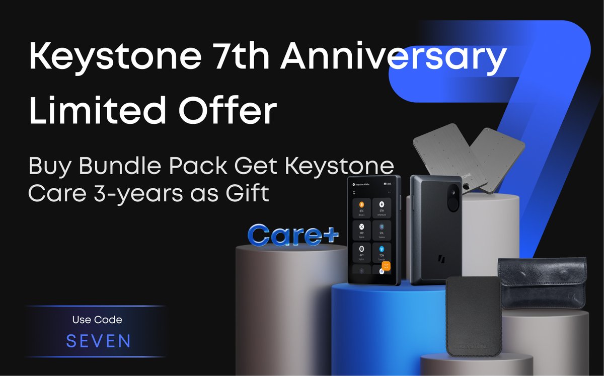 Keystone Care gives the worry-free protection that you deserve 🛡️

Got a quality issue? → Contact CS → Get a brand-new Keystone 3 Pro.

⏳ Use the code ‘SEVEN’ within 24 hours &amp; grab the bundle to get a 3-year plan ($100 value) FREE 🤩

🛒 bit.ly/keystone7th