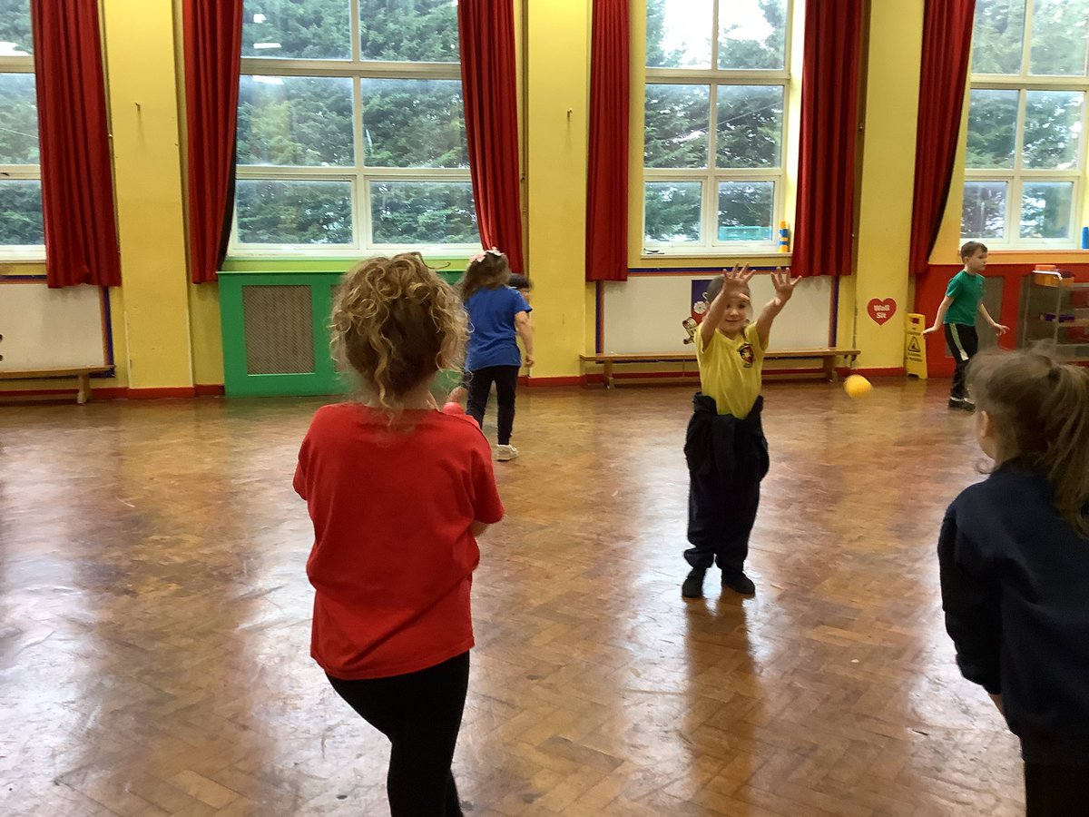 MrsLM_Thatto's tweet photo. Practicing our throwing and catching skills today in PE. https://t.co/tU2yw1W04j