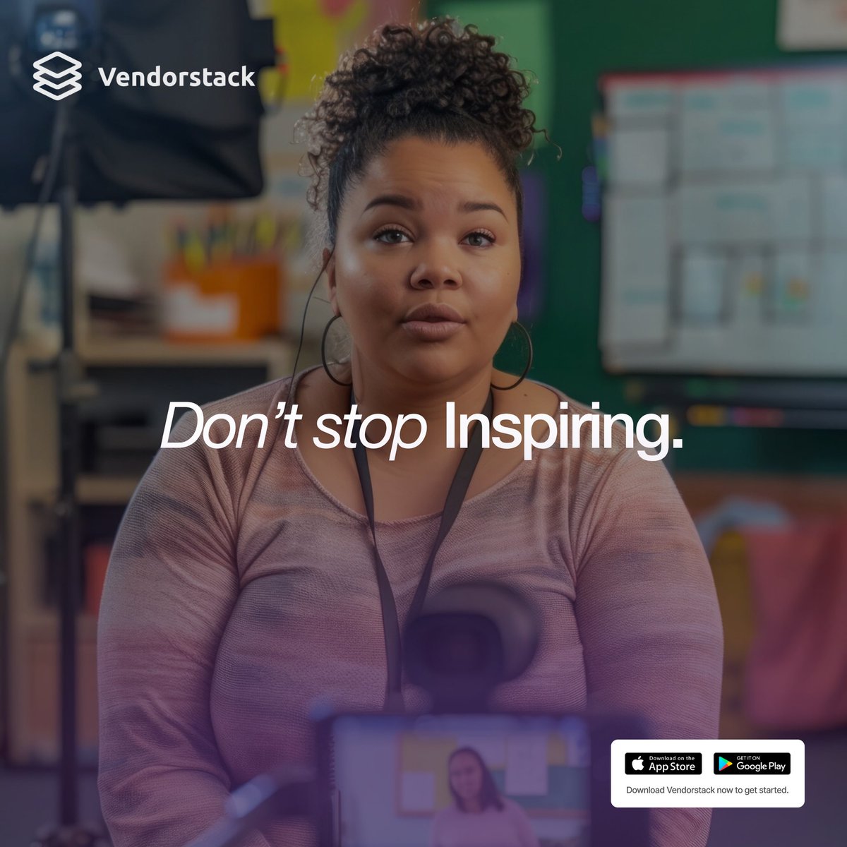 Our message to creators is simple “don’t stop!”

To get to where you want to be takes time, effort, guts and a whole lot of luck, so don’t relent even if things aren’t rosy as you’d like. 

Don’t stop!
✨Creating 
✨Evolving 
✨Innovating
✨Inspiring
✨Growing and 
✨Learning