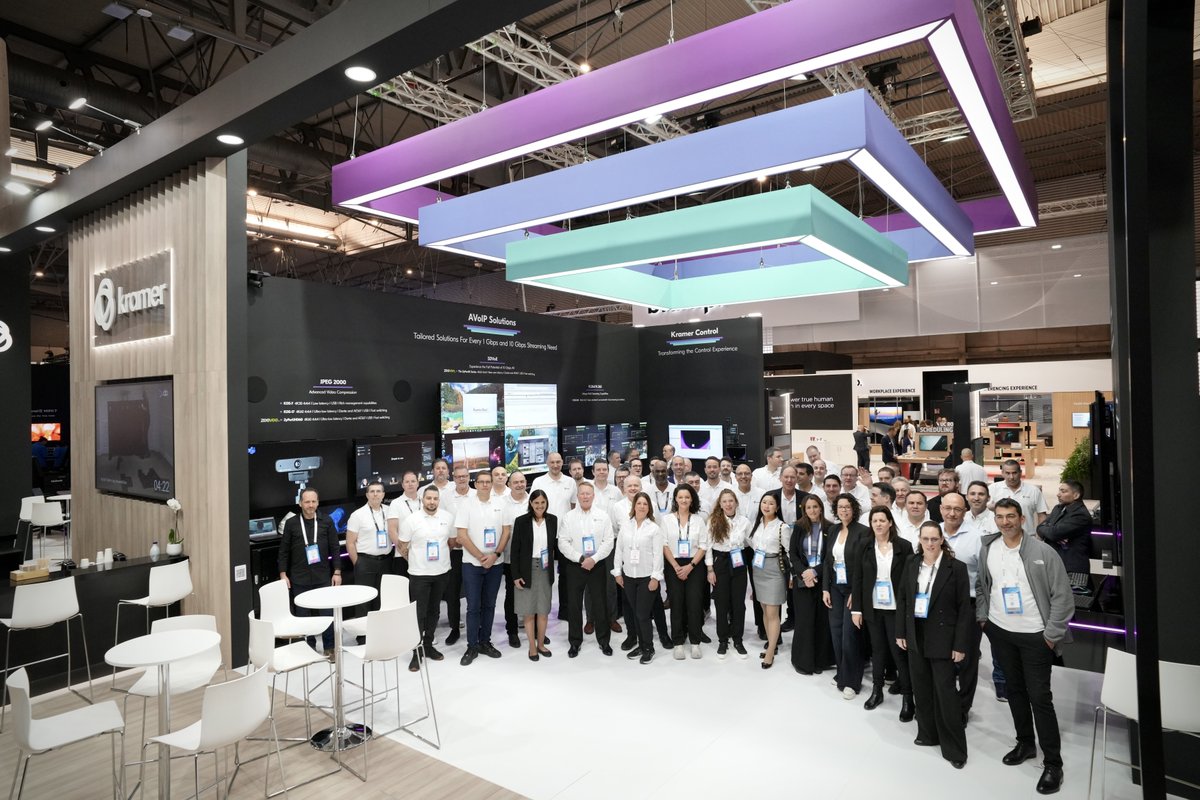 We are so excited to be part of #ISE2025! Our team is waiting for you at the booth (#3D300) - THE place to connect and interact with our great team and get a glimpse of the future of #AV.
#kramer #ProAV #avtweeps