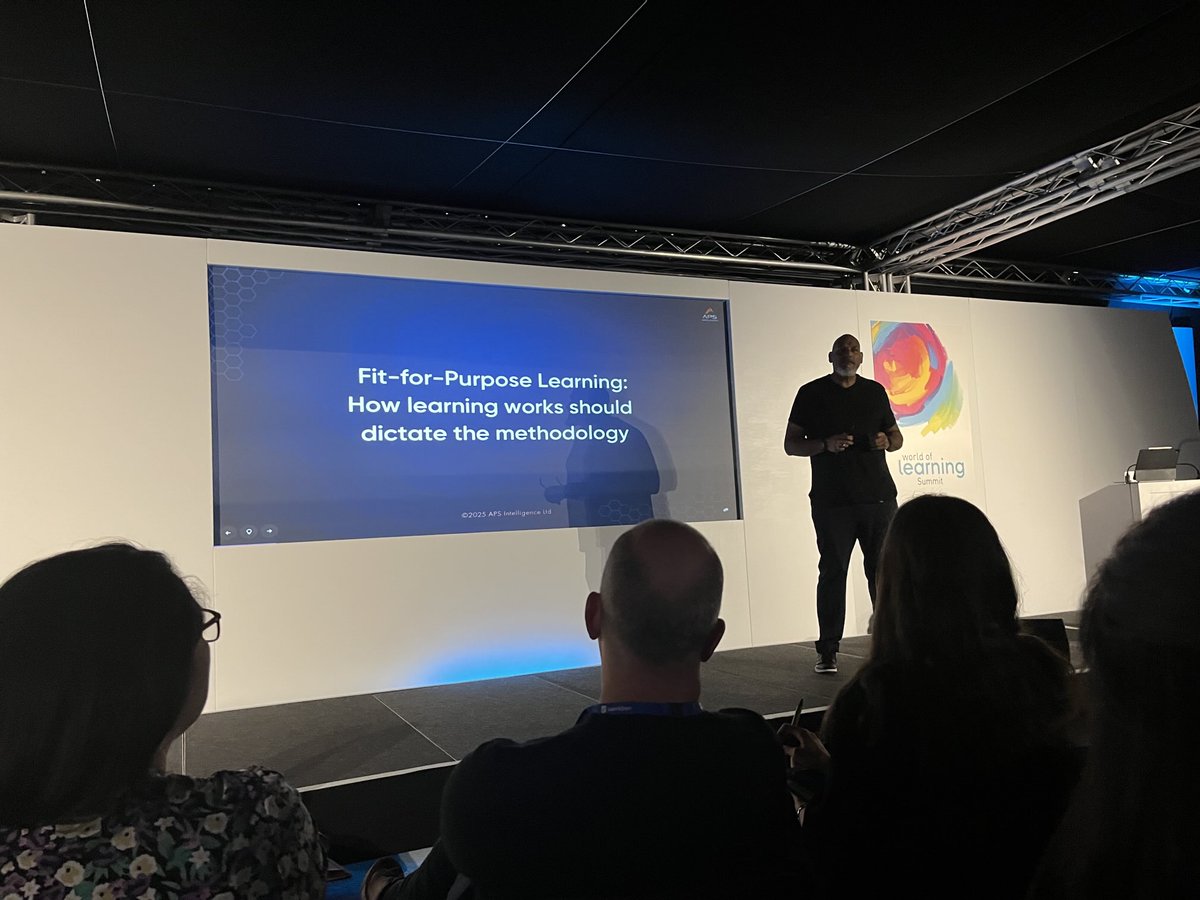 The power of human skills in the future of work with John Amaechi OBE 
The future is not skills, the future is Learning.
We have made leadership, storytelling, comms….dull
#WOL25
What makes us human - intrigue, curiosity.. #WOL25