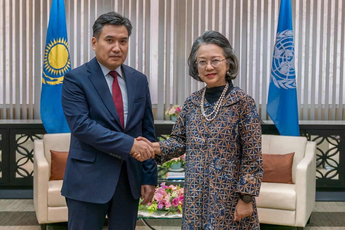 UN_Armida's tweet photo. Great to hear from Askarbek Yertayev, Vice-Minister of Labour &amp; Social Protection of #Kazakhstan, on the migration frameworks &amp; efforts to strengthen workers’ rights.

The use of digital solutions to tackle these issues is impressive &amp; worth sharing with others. #APMigration https://t.co/iZntLSpEbm