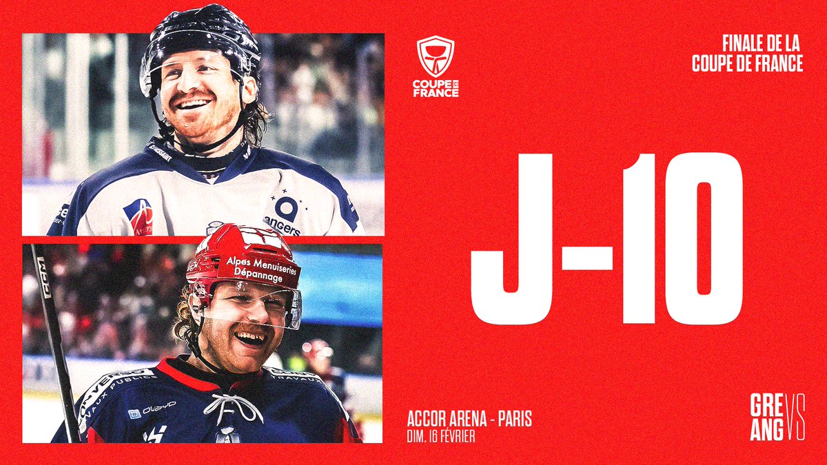🏆 Coupe de France 🏆

Plus que 🔟 jours avant la finale entre les <a href="/bruleursdeloups/">Brûleurs De Loups</a> et les <a href="/DucsdAngers/">Les Ducs d'Angers</a> 👀 

#CdFHockey