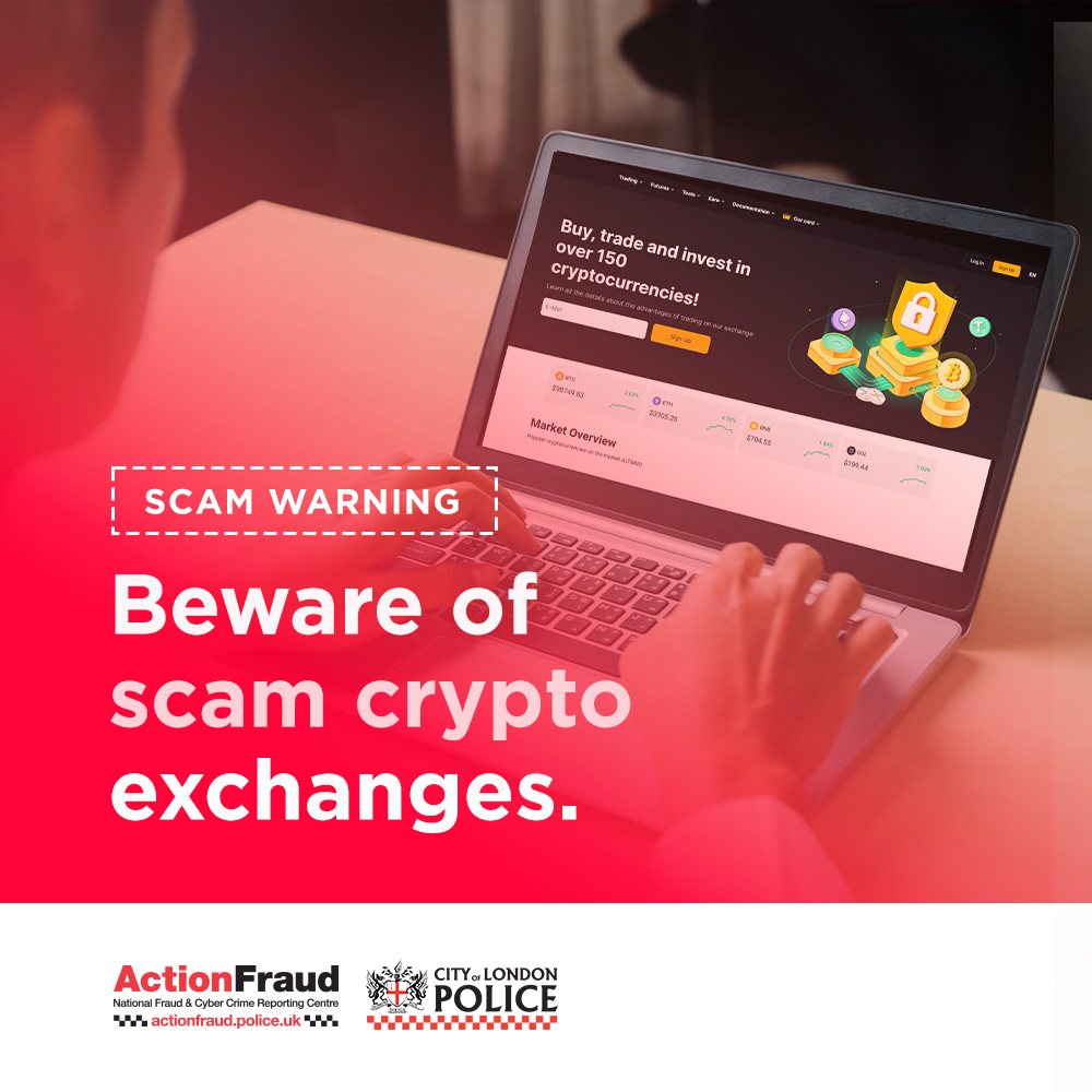 reportfrauduk's tweet image. ⚠Watch out for #cryptocurrency scams. Follow these tips to protect yourself:

✅Don’t rush into making a decision.
✅ Seek advice first.
✅Protect yourself and check @theFCA Warning List: fca.org.uk/scamsmart