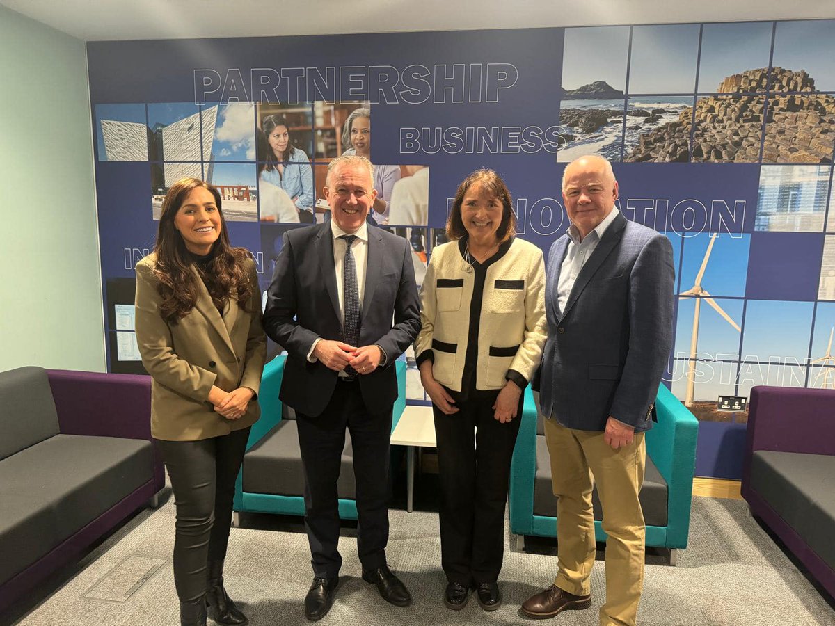 OmaghEnterprise's tweet photo. Last week @nick_oec met @Economy_NI Minister Conor Murphy to update on the progress of the Digi-Hub development at Omagh Enterprise.
With them is @OrfhlaithBegley and @InvestNI's Ethna McNamee.
Learn more: https://t.co/89j3p6X7dM
#OmaghEnterprise #DigiHub #WorkplaceRevolution https://t.co/teSvtwWTeC