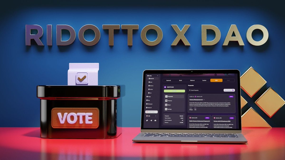 ridotto_io's tweet photo. Demystifying DAO &amp; DApp: How Ridotto Leads the Future of GambleFi 🎰 https://t.co/7gx7JGNw24