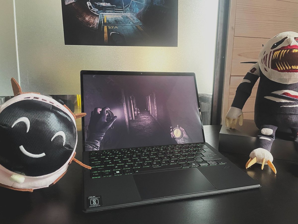 frictionalgames's tweet image. We&apos;re absolutely thrilled to have received the new #FlowZ13 from our friends over at @ASUS_ROG! 🙌

Amnesia: The Bunker runs like a dream – buttery smooth. A massive thank you for the kind gift! 🤩