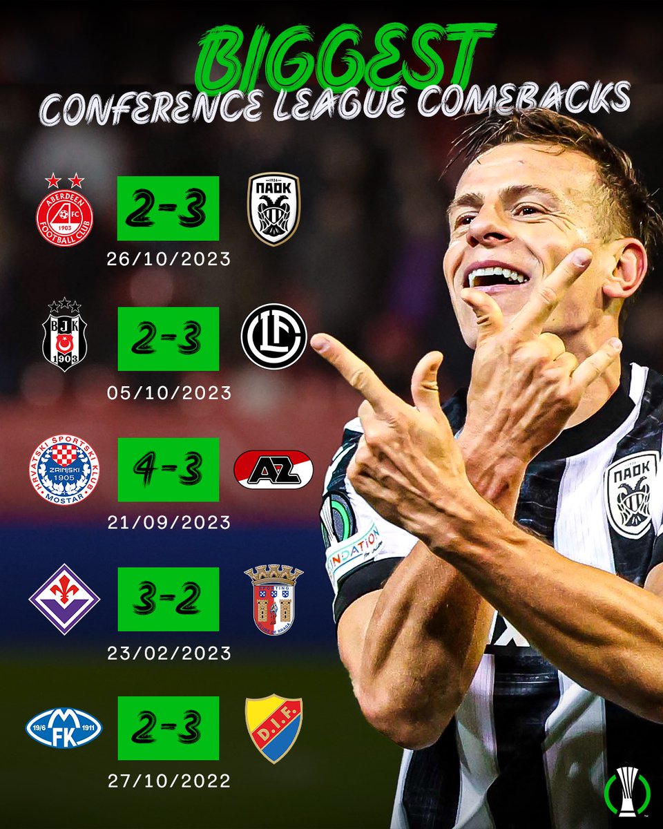 The greatest turnarounds in #UECL history 🍿