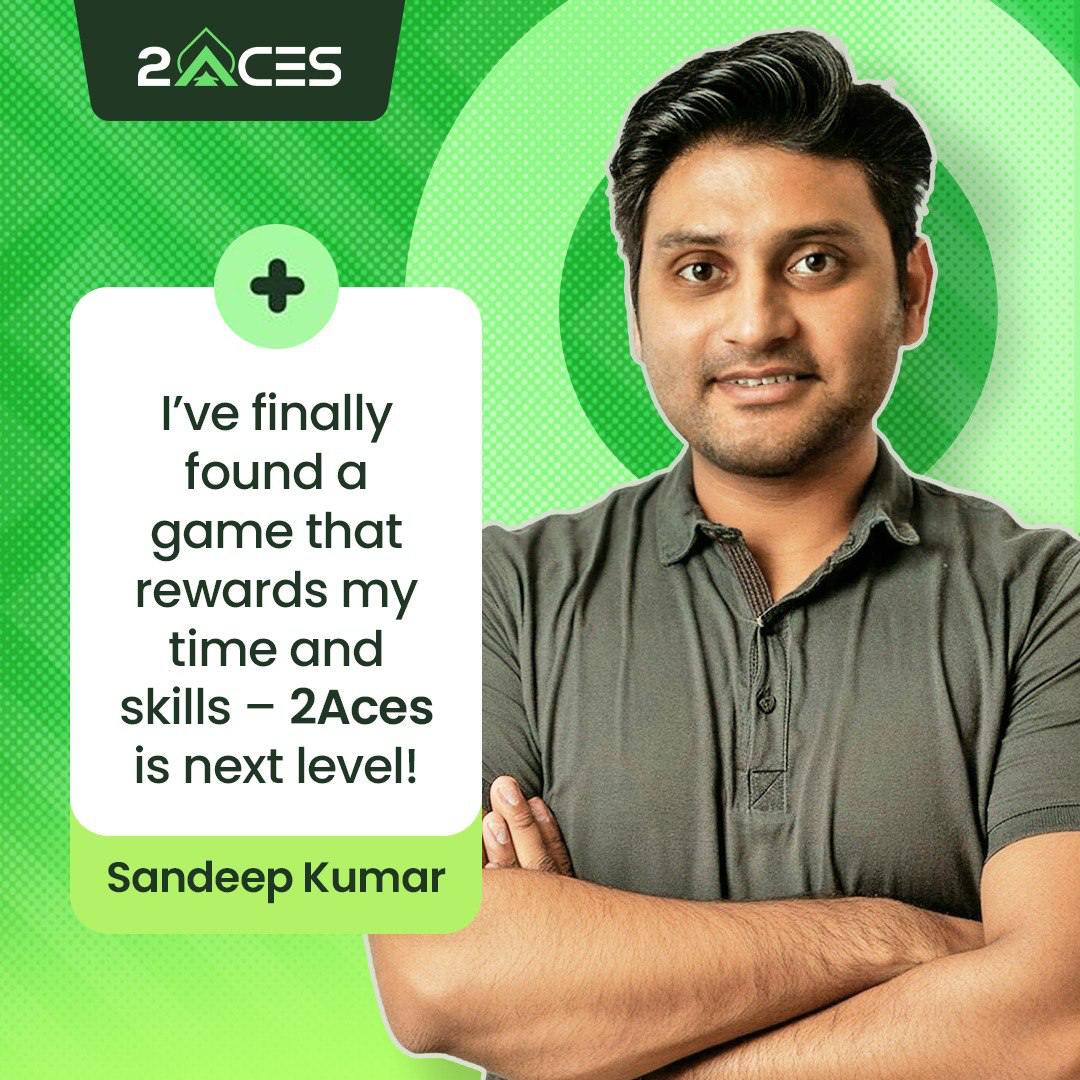 2Aces_official's tweet photo. Sandeep invested his time and skills on https://t.co/yVqCZGixQE and won amazing rewards! You can win too.

Join our Telegram - https://t.co/AcEdkKYaQQ
Join our Discord - https://t.co/PLZVnE4sTs

#WinBig #OnlineCasino #PlayAndEarn https://t.co/gYOc5dMukN