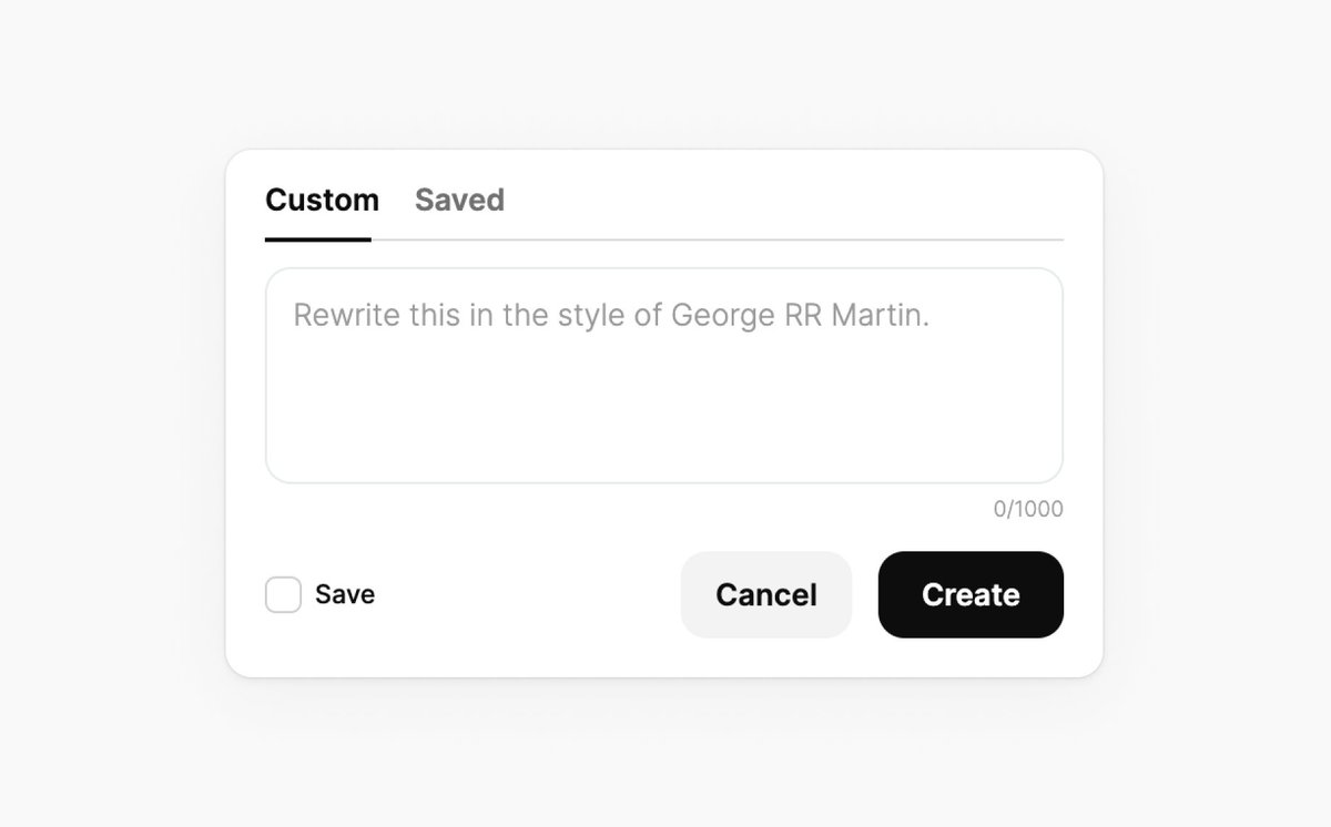 Amal (@amal_hue) on Twitter photo We’ve improved the creation flow on <a href="/voicenotesai/">Voicenotes</a> ✨
✅Finding saved prompts is easier
✅You can now add titles to your custom prompts
Live now! 🚀 We’ve improved the creation flow on <a href="/voicenotesai/">Voicenotes</a> ✨
✅Finding saved prompts is easier
✅You can now add titles to your custom prompts
Live now! 🚀