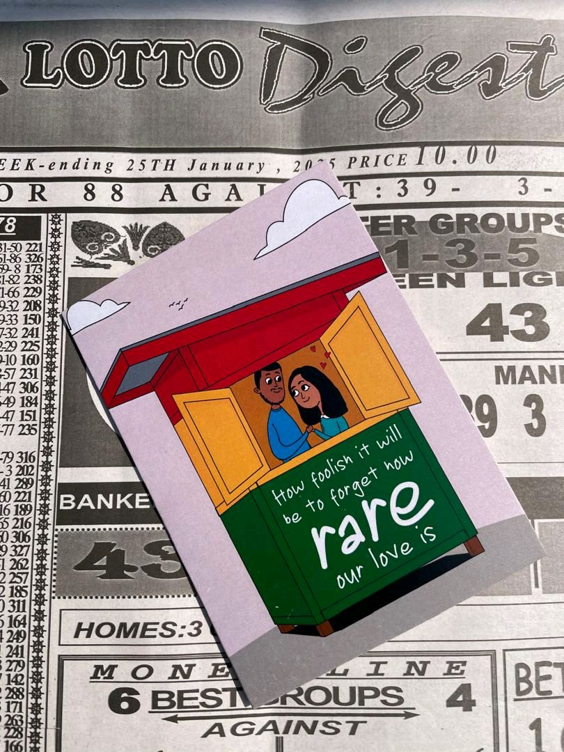 Yobbings's tweet photo. If you're in Ghana, you have to be a sucker for that 'rare' kind of love—the one that turns into overnight viral memes people can’t wait to recreate. A ‘two-sure’ Yobbings card for lovers destined to win big! Grab our latest Love cards from our store now!

https://t.co/bsLV0RlFWn https://t.co/557oBEBFGp