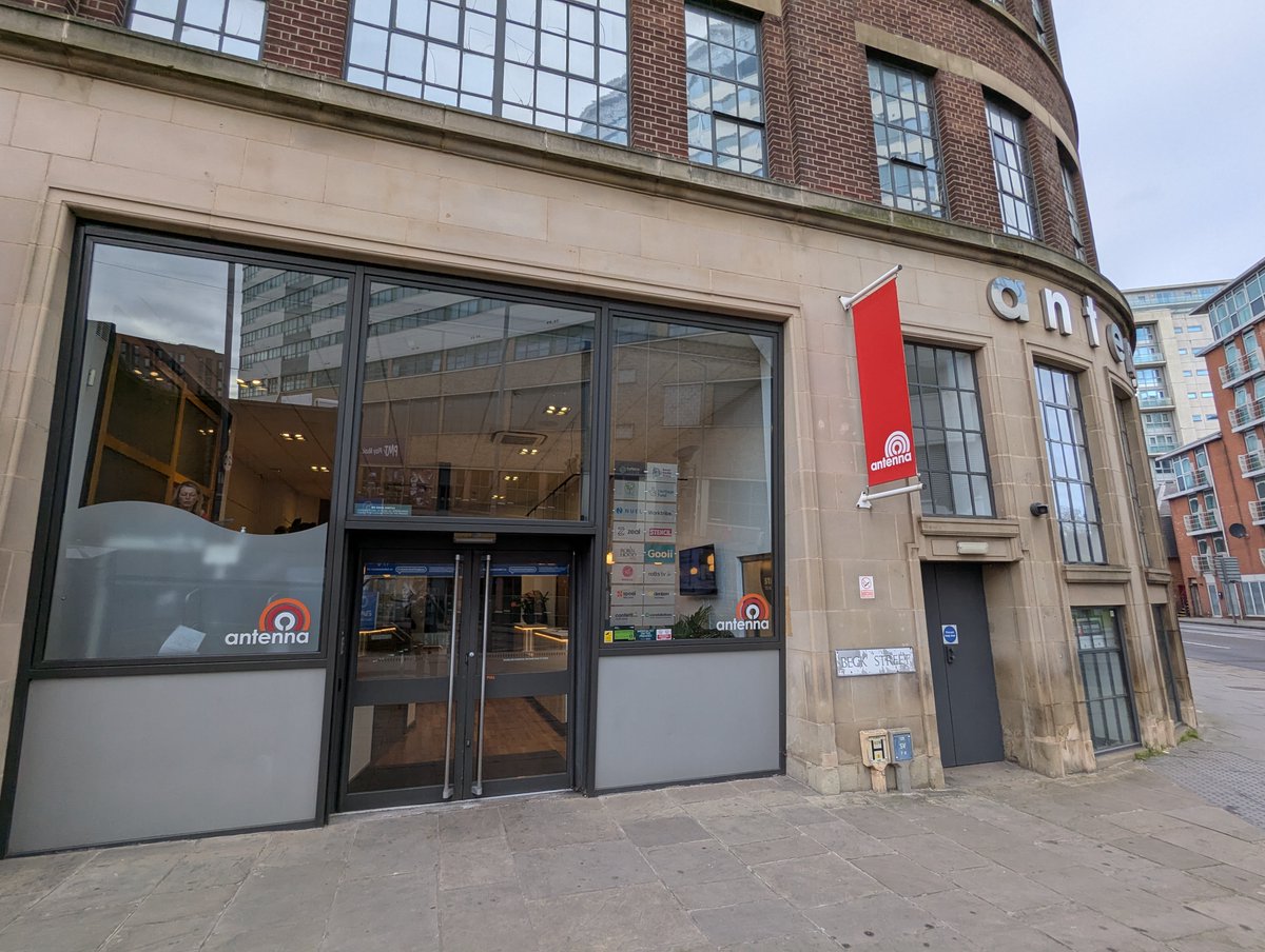 We are currently at Antenna, Nottingham, 9A Beck Street, Nottingham NG1 1EQ, until 6:00 p.m. Please pass by to chat with us if you have any questions about our placement opportunities.