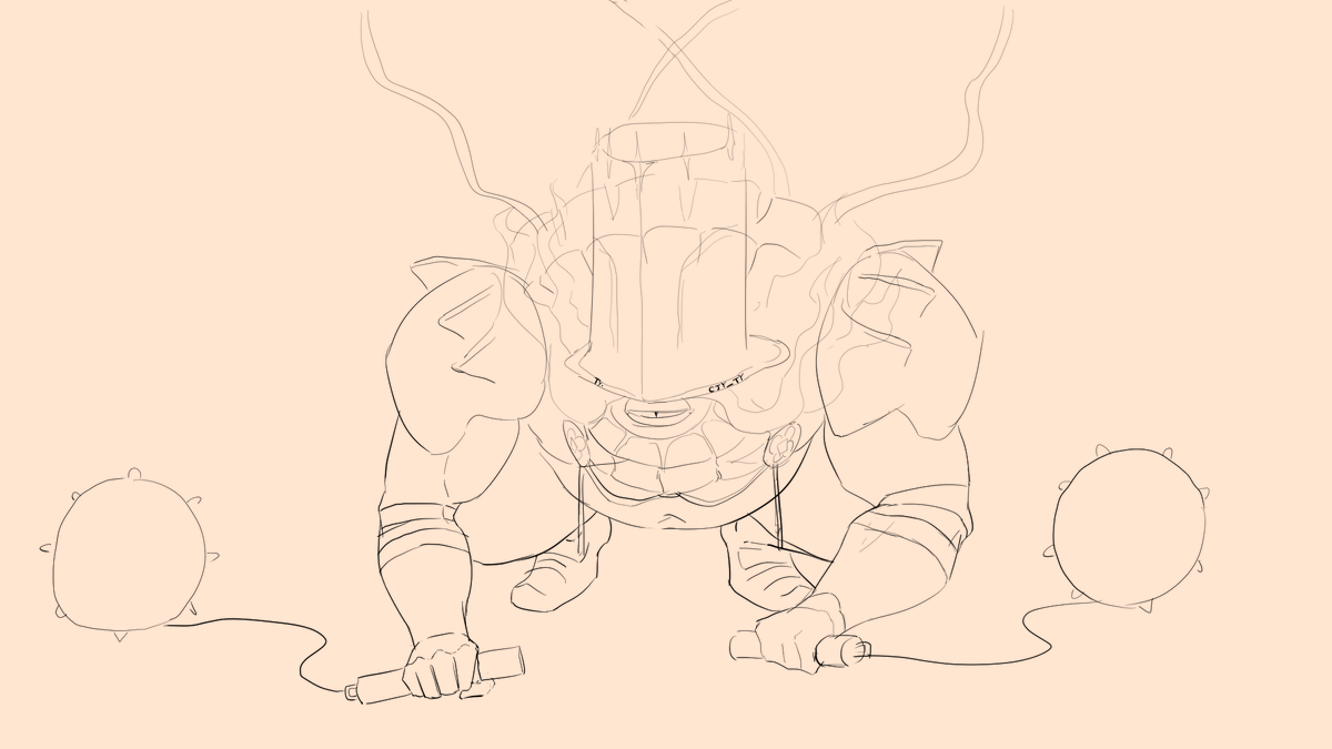 cjy_ty's tweet photo. Swapped Vordt with Callan in Boreal Valley DS3.

#afkjourney #fanart #WIP https://t.co/Ayw64oYh0s