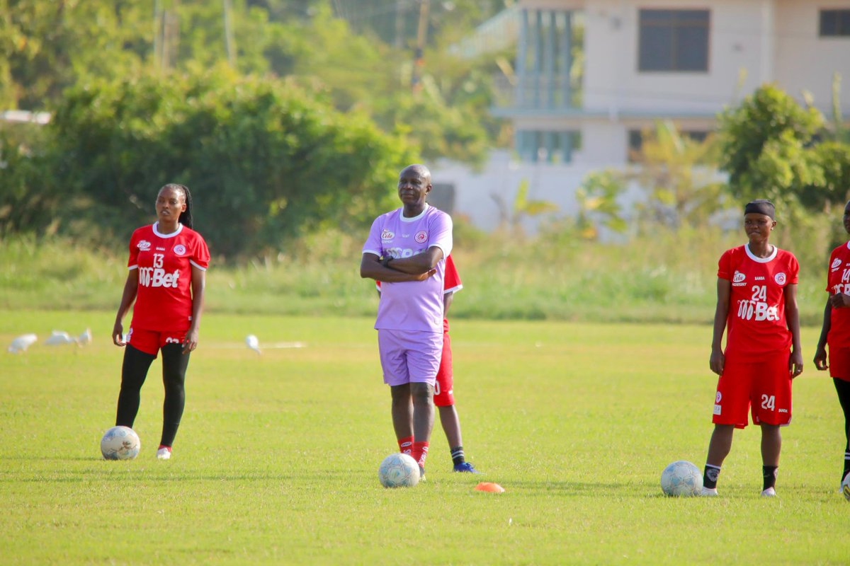 Training ahead of our game against Ceasiaa. Second round match day three..!!