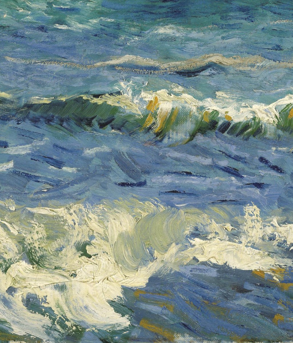 Sea and sky details in Vincent van Gogh's paintings