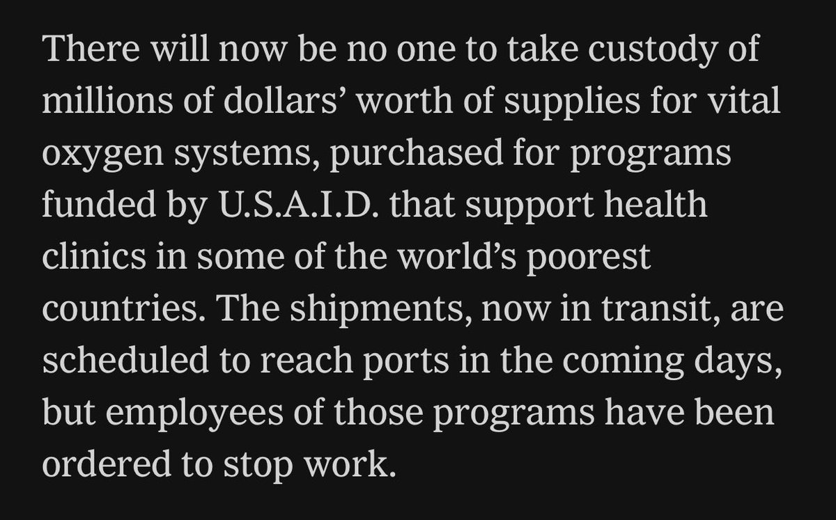 Oxygen supplies with nowhere to go: