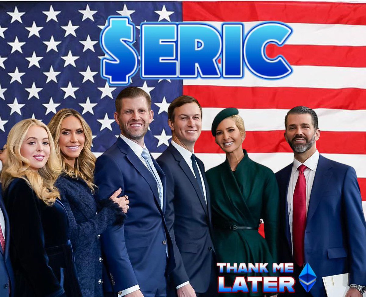 ThankMeLaterERC's tweet photo. Remember when they said #Ethereum was dead? Then $ERIC showed up. 🚀 #Ethereum #TRUMP #ThankMeLater https://t.co/bKDZuofg5Y