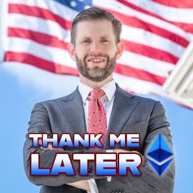 ThankMeLaterERC's tweet photo. The swamp hates it, so we love it. #Ethereum is the financial revolution they can’t stop. #TRUMP #ThankMeLater https://t.co/lK8MNl34Ni