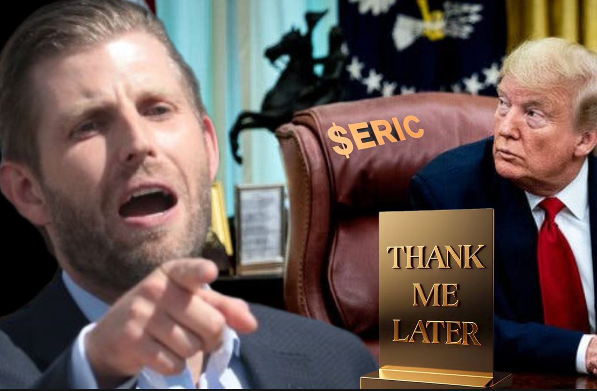 ThankMeLaterERC's tweet photo. First they ignore you, then they fight you, then they buy Ethereum. $ERIC is ahead of the game. 🚀 #TRUMP #ThankMeLater https://t.co/gW5itNrAng