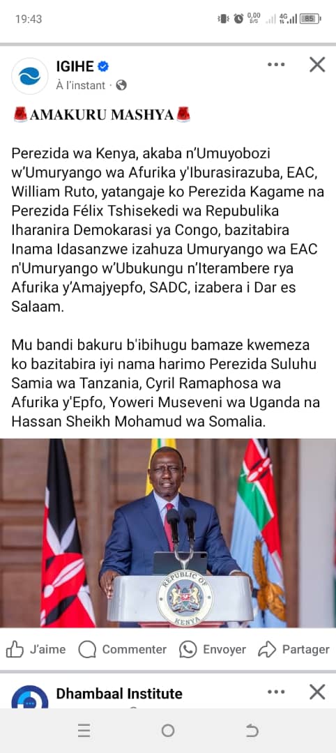 IBUKABOSE-RENGERABOSE (@ibukaboser) on Twitter photo HE <a href="/FeliTshisekedi/">Antoine Felix Tshisekedi Tshilombo</a>,ne soyez pas dupe,ils feront tout pr vs attirer ds des réunions,n'y allez pas, faites vs représenter ds la réunion SADC - EAC, car c'est leur dernière carte pr vs abattre comme John Garang, Habyarimana etc,1Hoe averti en vaut 2
<a href="/PatrickMuyaya/">Patrick Muyaya</a> <a href="/Presidence_RDC/">Présidence RDC 🇨🇩</a> HE <a href="/FeliTshisekedi/">Antoine Felix Tshisekedi Tshilombo</a>,ne soyez pas dupe,ils feront tout pr vs attirer ds des réunions,n'y allez pas, faites vs représenter ds la réunion SADC - EAC, car c'est leur dernière carte pr vs abattre comme John Garang, Habyarimana etc,1Hoe averti en vaut 2
<a href="/PatrickMuyaya/">Patrick Muyaya</a> <a href="/Presidence_RDC/">Présidence RDC 🇨🇩</a>